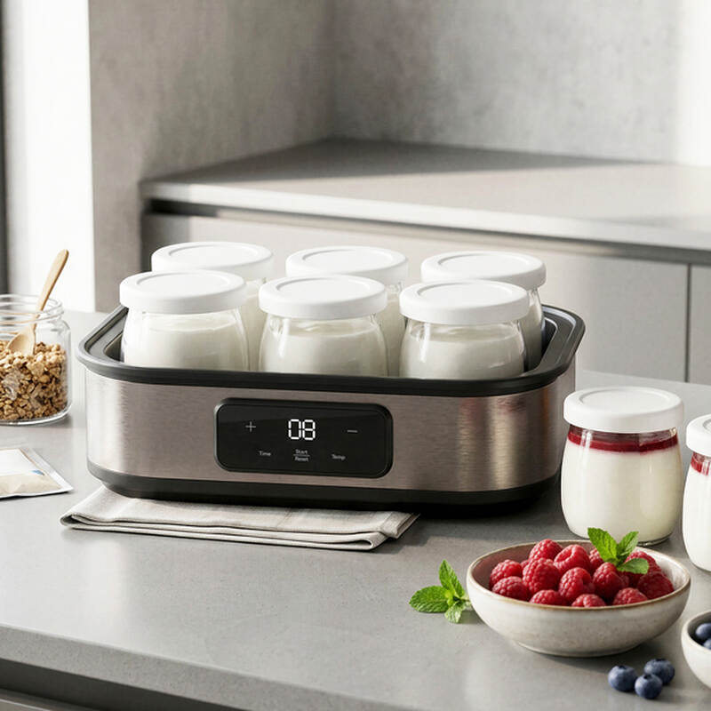LocknLock Digital Yogurt Maker 220-240V, 50/60Hz, 20W, 1.08L - Gray - EJY213GRY, , large image number null